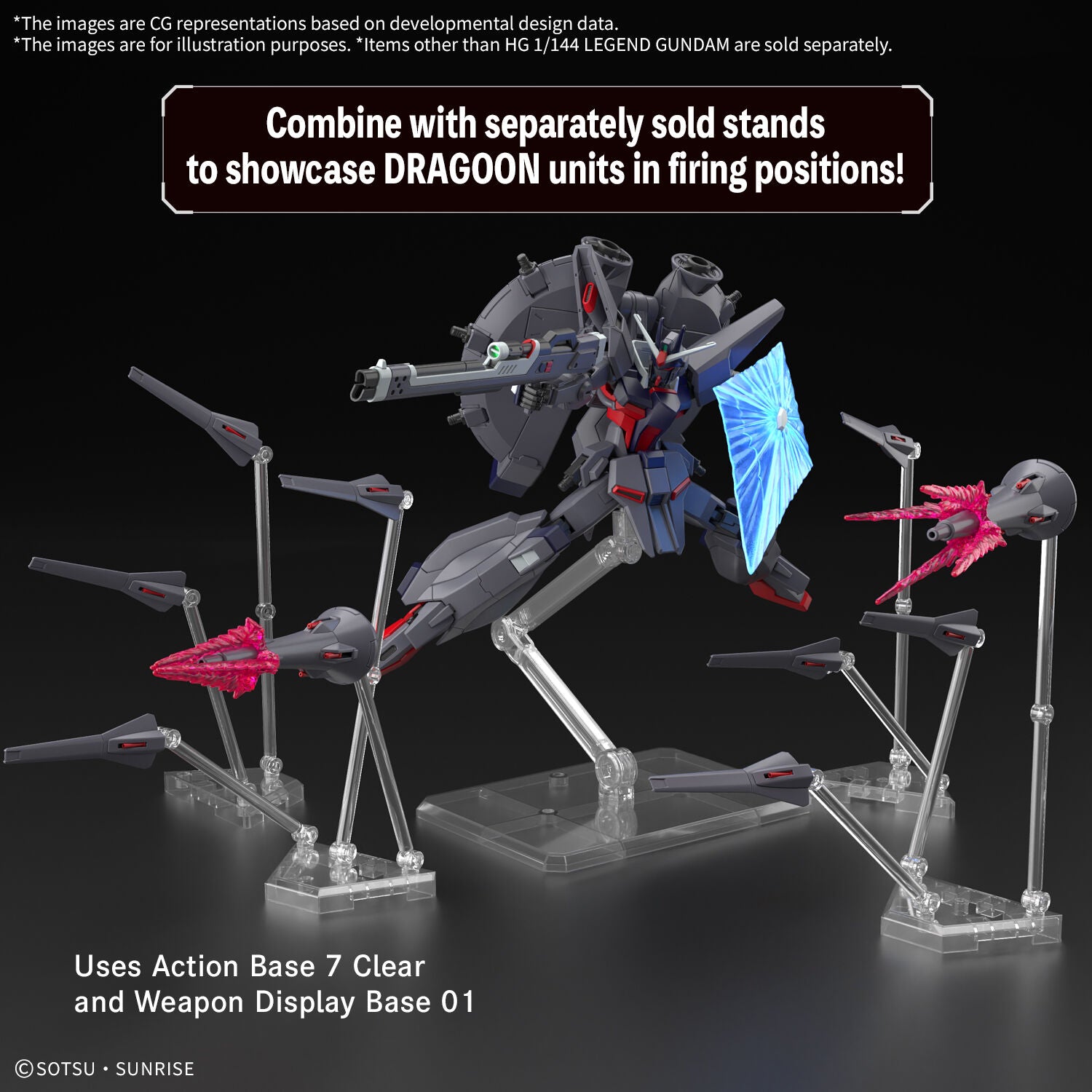 BANDAI HG 1/144 LEGEND GUNDAM