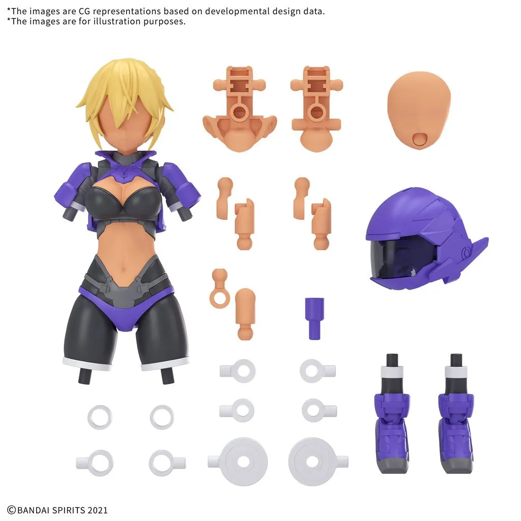 BANDAI 30MS OPTION PARTS SET 25 (TURBO COSTUME ?) [COLOR C]