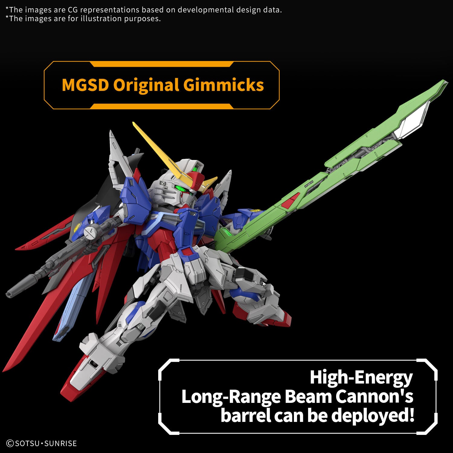 BANDAI MGSD DESTINY GUNDAM