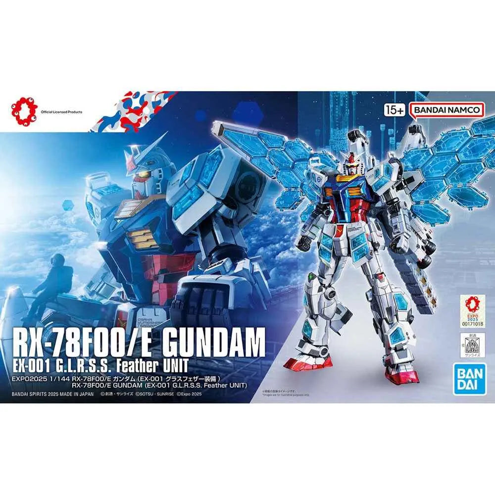 BANDAI 1/144 RX-78F00/E GUNDAM (EX-001 G.L.R.S.S. Feather UNIT)