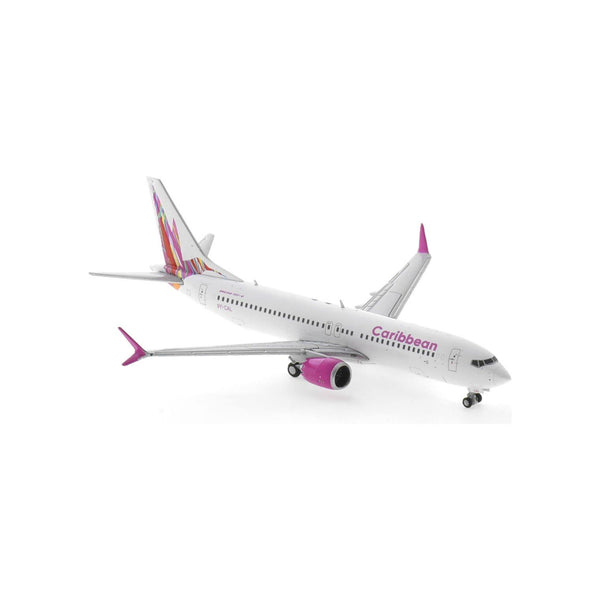 GEMINI JETS 1/400 Caribbean Airlines 9Y-CAL (new livery) B737 MAX 8