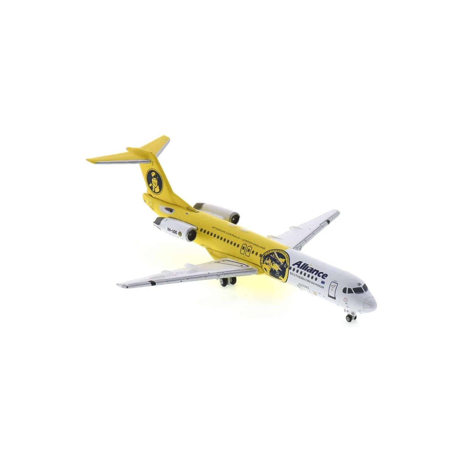 GEMINI JETS 1/400 Alliance Airlines Fokker 100 Southern Cross Minor VH-UQG