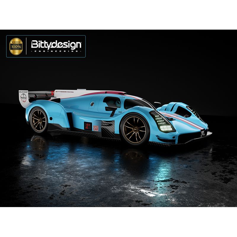 BITTYDESIGN 1/10 GLH-007 clear Hypercar body, 190mm for low-profile TC chassis, Light weight