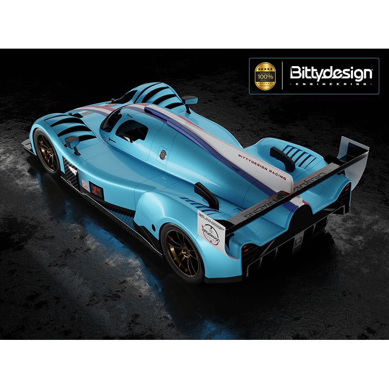 BITTYDESIGN 1/10 GLH-007 clear Hypercar body, 190mm for low-profile TC chassis, Light weight