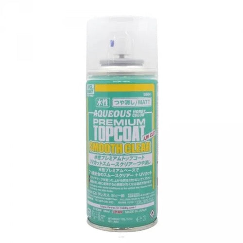 Mr Hobby Aqueous Premium Topcoat Super Smooth UV Cut Flat Clear 170ml