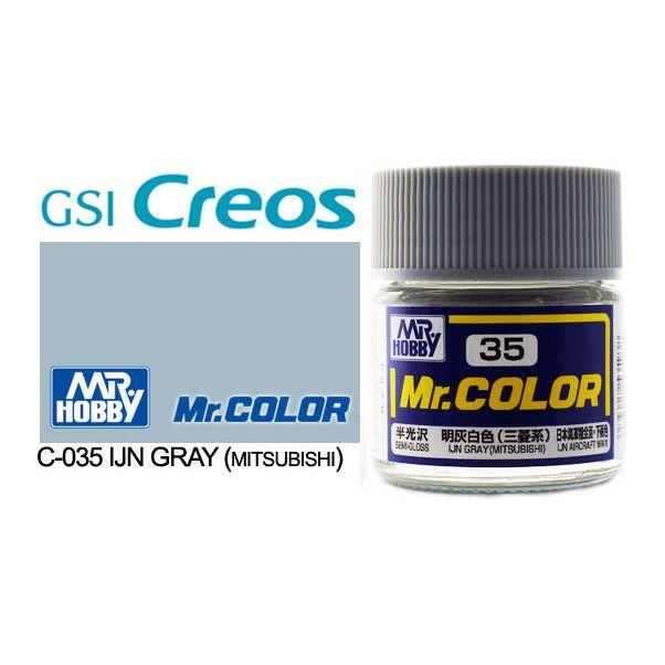 Mr Color Semi Gloss IJN Grey (Mitsubishi)