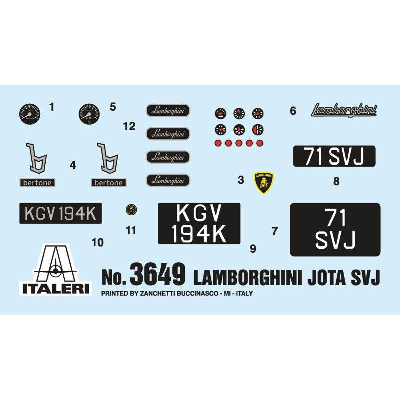 ITALERI 1/24 Lamborghini Miura Jota SVJ