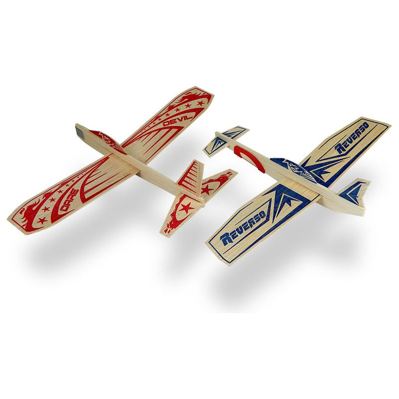Guillow's Super Hero Twin Pack Balsa Glider