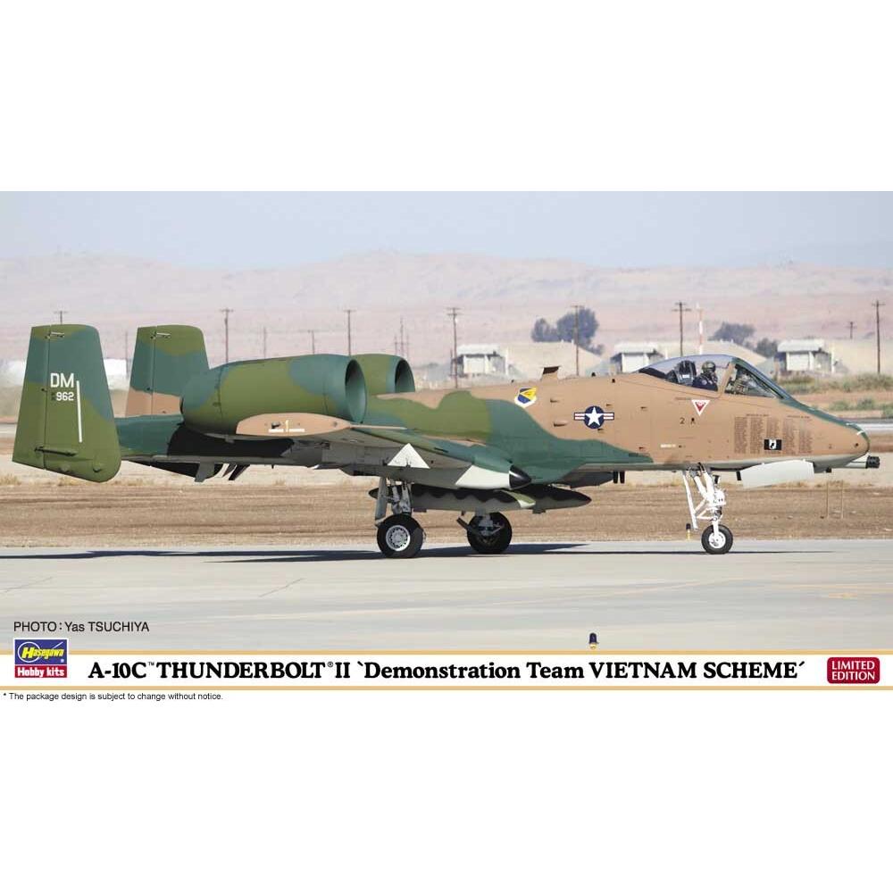 Hasegawa 1/72 A-10C THUNDERBOLT II 
"Demonstration Team 
VIETNAM SCHEME"
