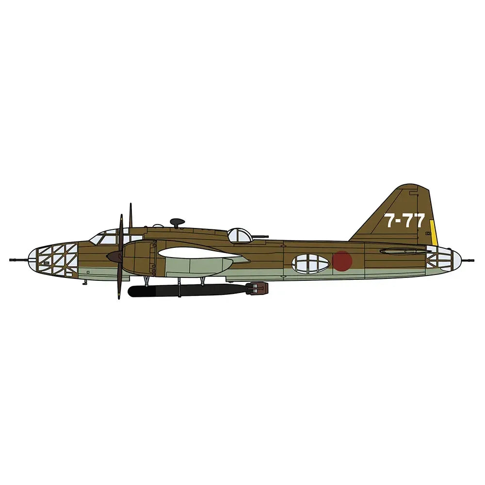 HASEGAWA 1/72 Mitsubishi Ki67 TYPE 4 HEAVY BOMBER HIRYU (PEGGY) "7th Flight Regiment"