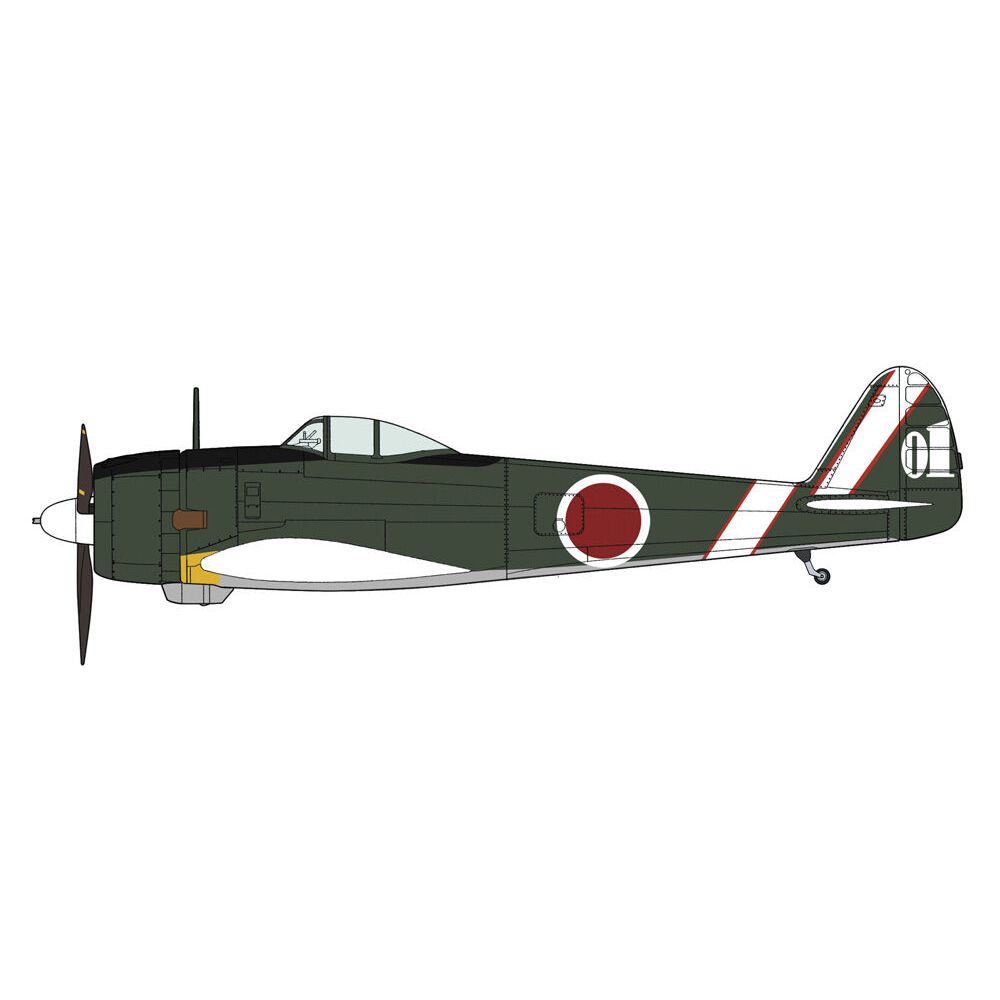 HASEGAWA Nakajima Ki43-II LATE VERSION HAYABUSA (OSCAR) "25th Flight Regiment No.01"