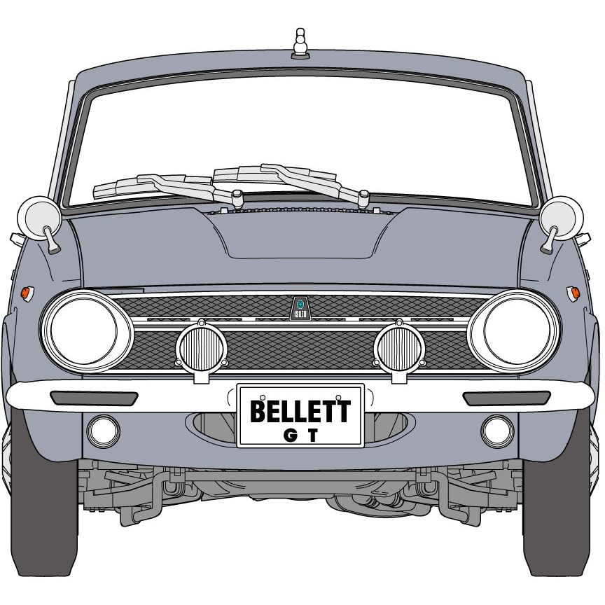 HASEGAWA 1/24 Isuzu Bellett 1600GT (1966)