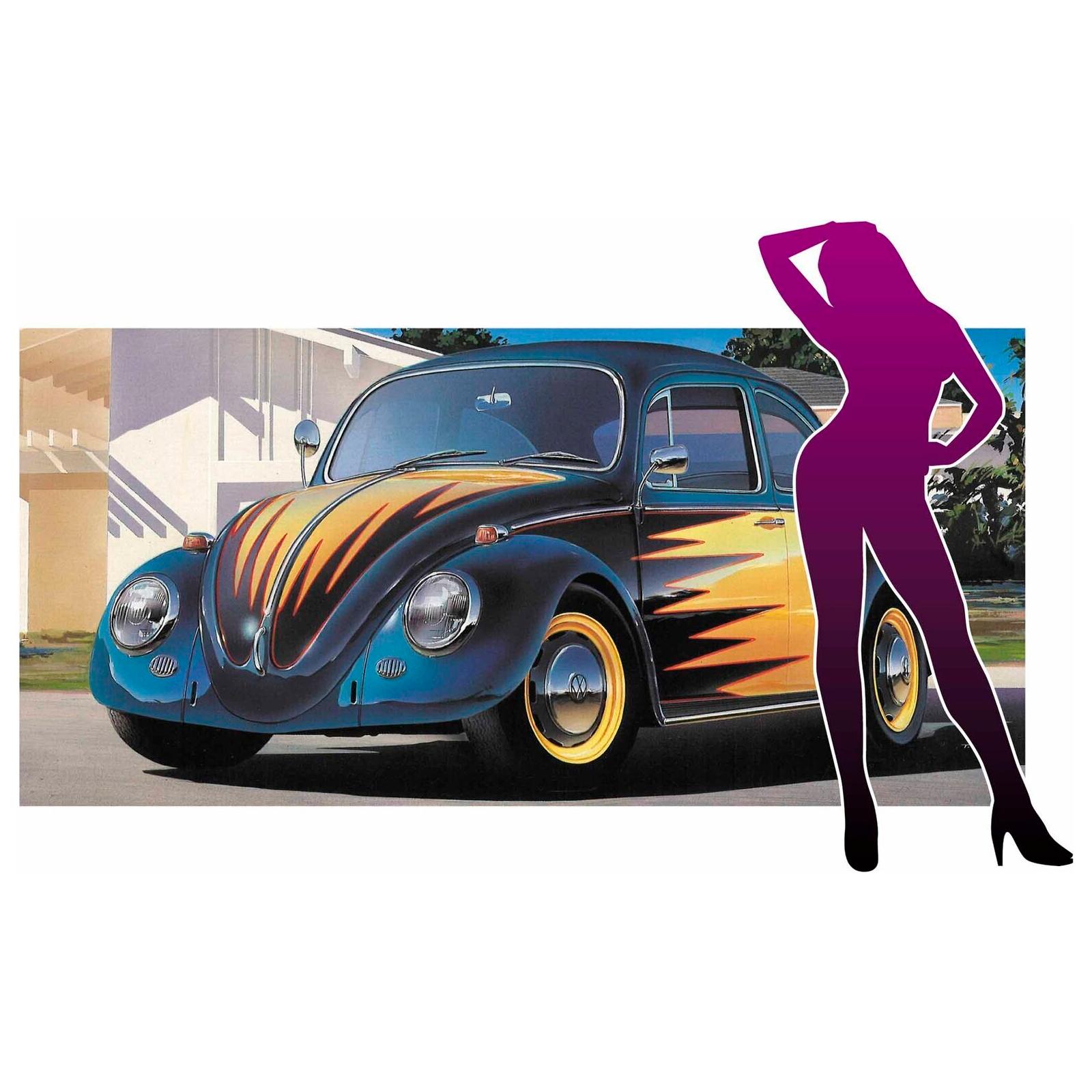 HASEGAWA VOLKSWAGEN BEETLE TYPE 1 (1966) 
"CAL LOOK" w/BLOND GIRL’S FIGURE