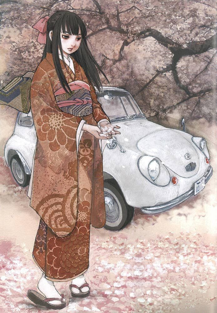HASEGAWA 1/24 [World Historic Cars & Pretty Girls] Subaru 360 Deluxe w/ Figure