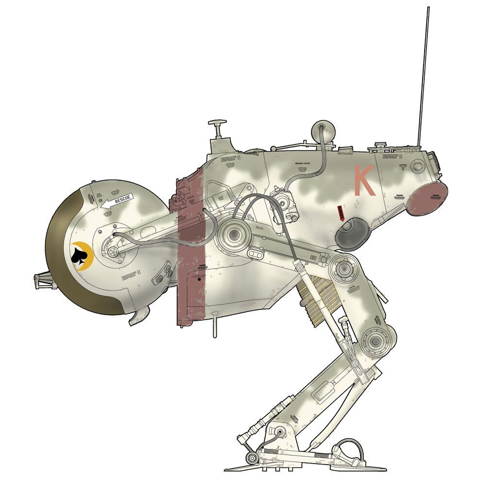 HASEGAWA  Luna Tactical Reconnaissance Machine LUM-168 CAMEL "EARLY VERSION"