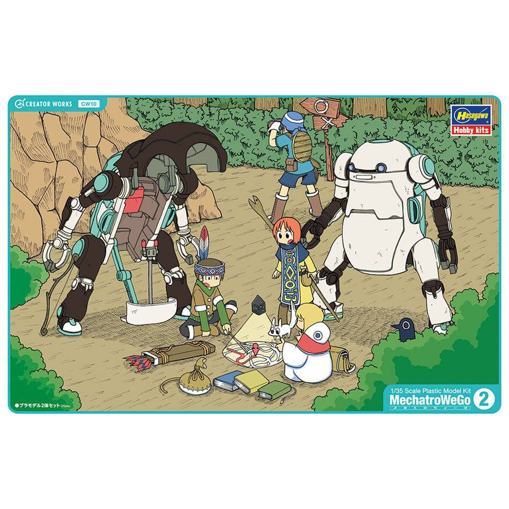 HASEGAWA MechatroWeGo No.02 "MILK & CACAO" (Two kits in the box)