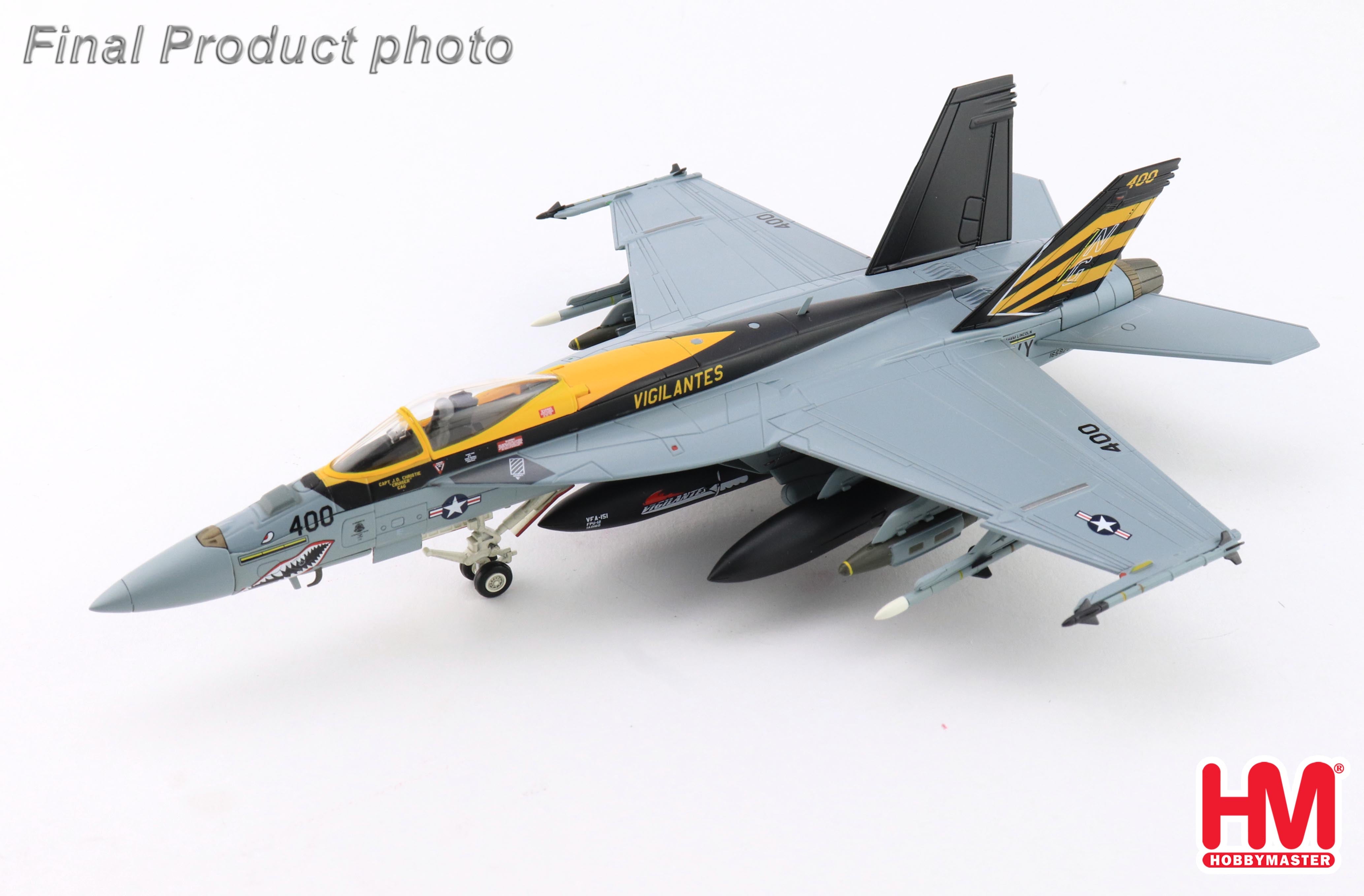 HOBBY MASTER 1/72 F/A-18E Vigilantes 166828, VFA-151, USS Lincoln, 2021