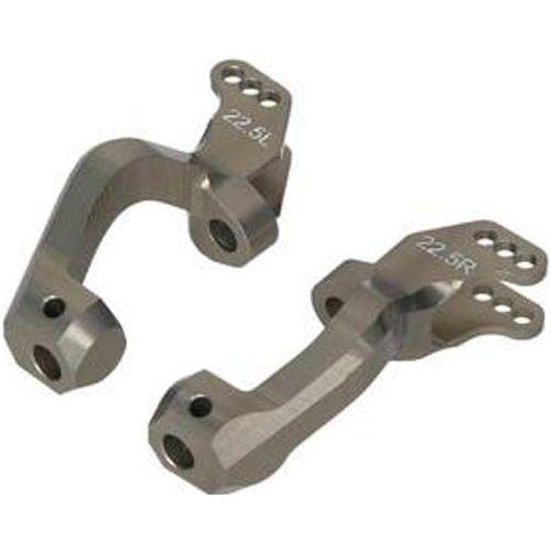 HB RACING Caster Block Set Lightweight (22.5 degree)