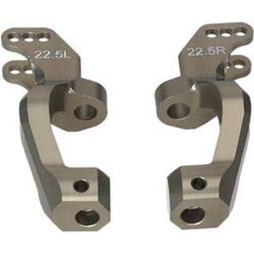 HB RACING Caster Block Set Lightweight (22.5 degree)