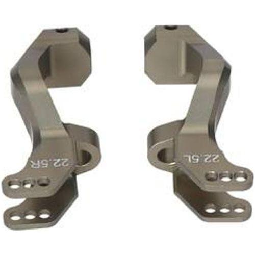 HB RACING Caster Block Set Lightweight (22.5 degree)