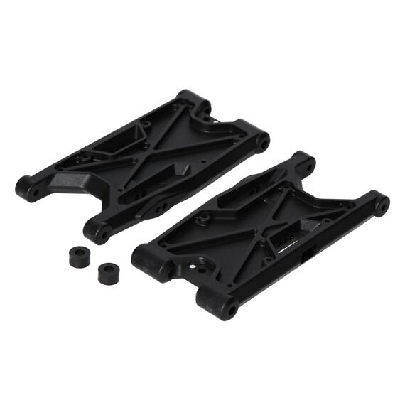 HB RACING D8 / E8 World Spec Rear suspension arms, hard type (2 pieces)