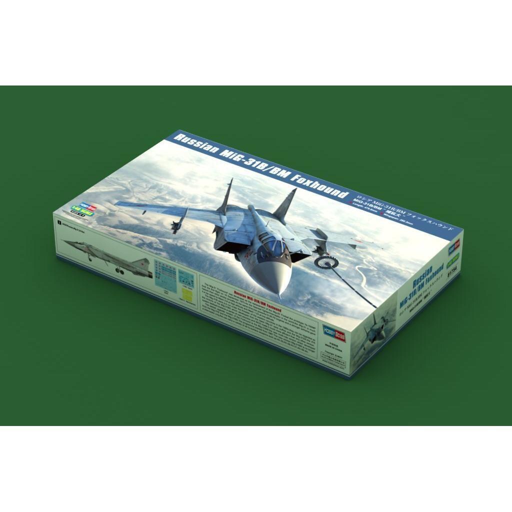 Hobby Boss 1/48 Russian MiG-31B/BM Foxhound Plastic Model Kit [81754]