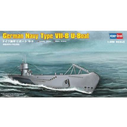Hobby Boss 1/350 DKM Navy Type VII-B U-Boat Plastic Model Kit [83504]