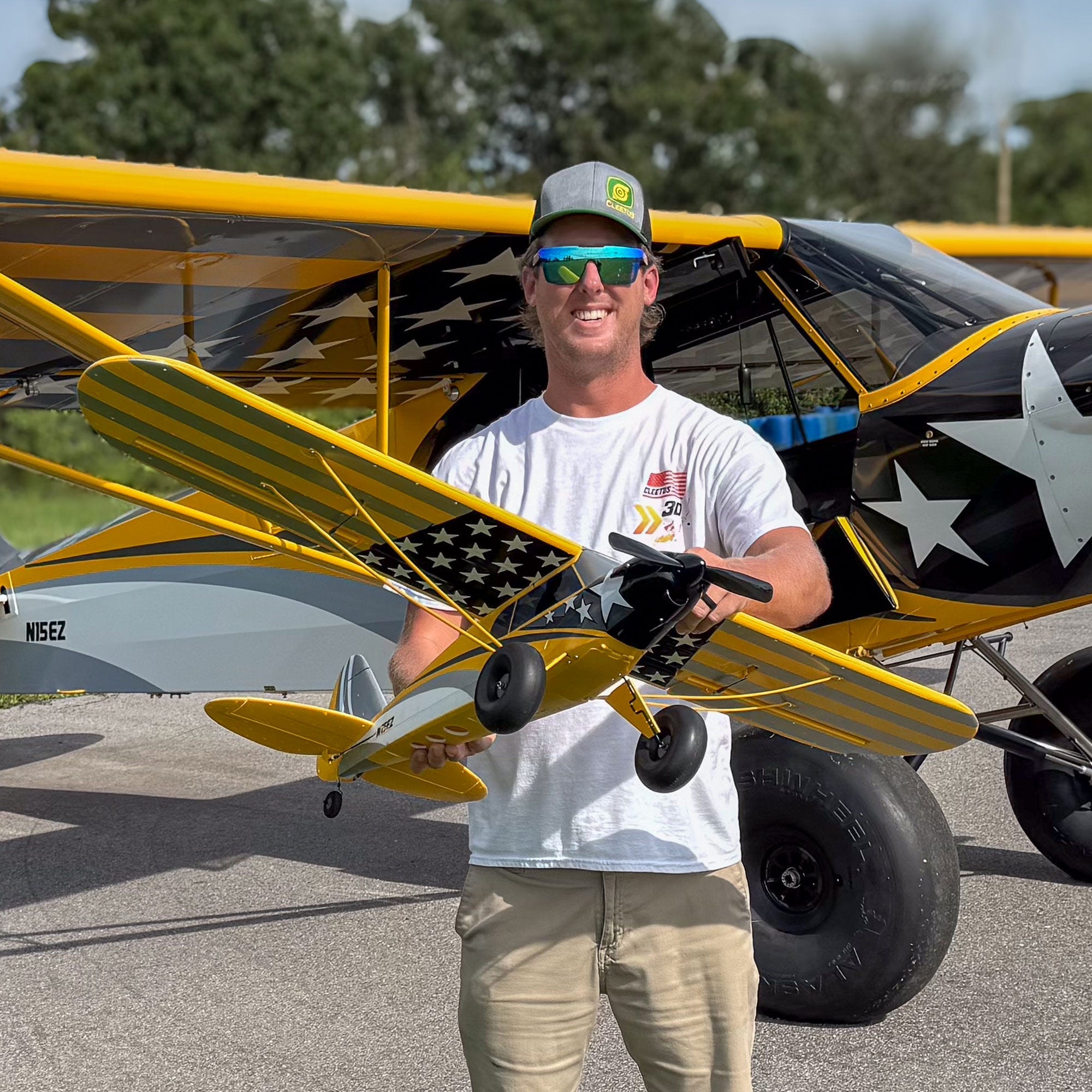Hobbyzone Carbon Cub S2 1.3m Cleetus McFarland Special Edition, BNF Basic