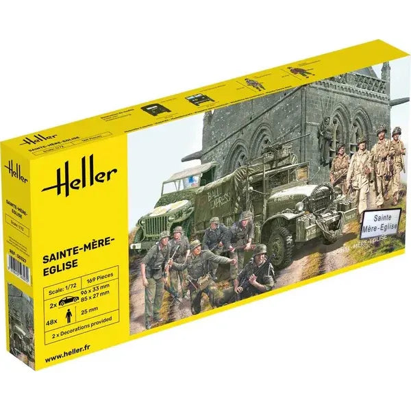 HELLER 1/72 Sainte-Mère-Eglise Scene