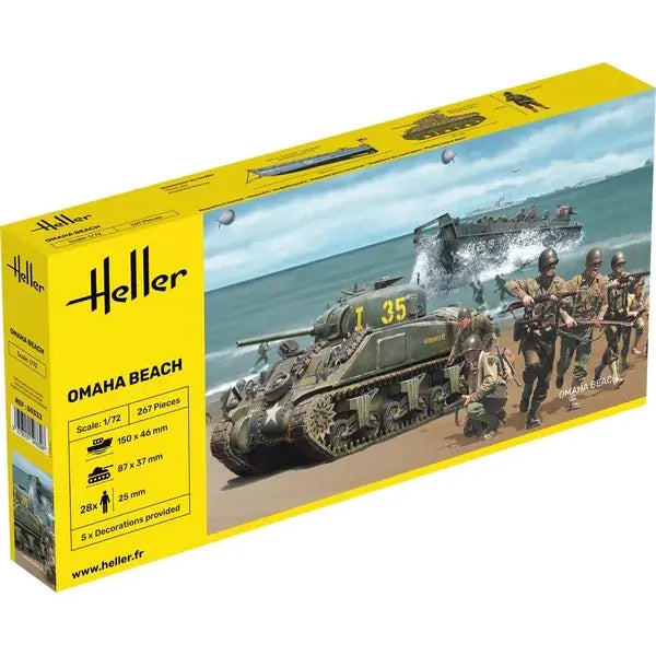 HELLER 1/72 Omaha Beach Scene