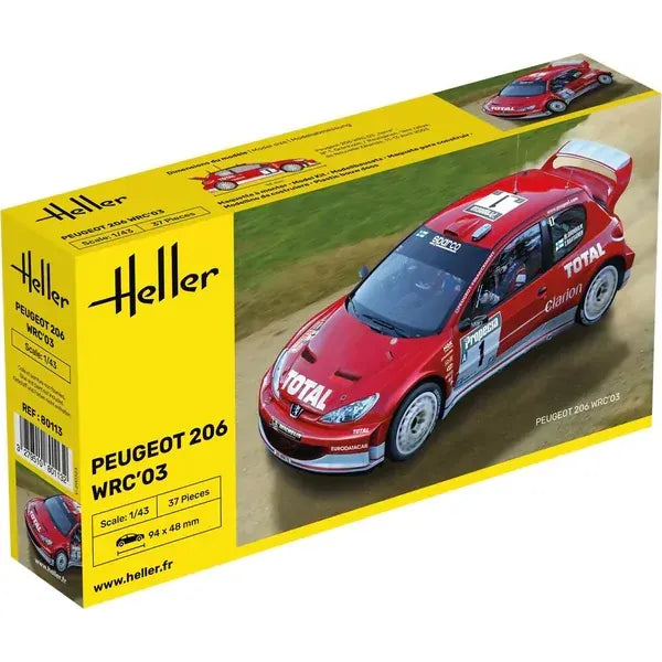 HELLER 1/43 Peugeot 206 WRC'03