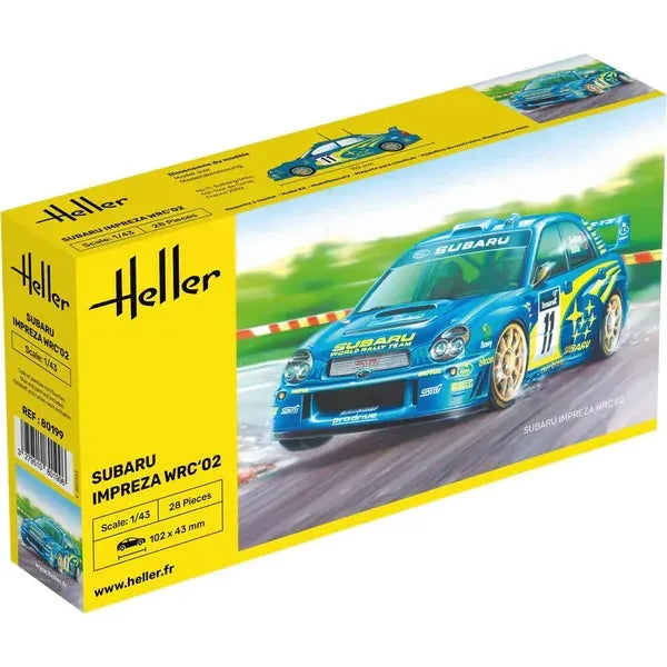 HELLER 1/43 Subaru Impreza WRC'02