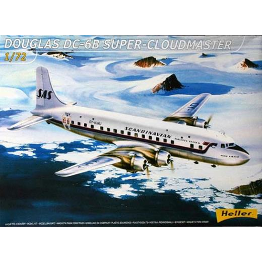 HELLER 1/72 DC6 Super Cloudmaster Air France