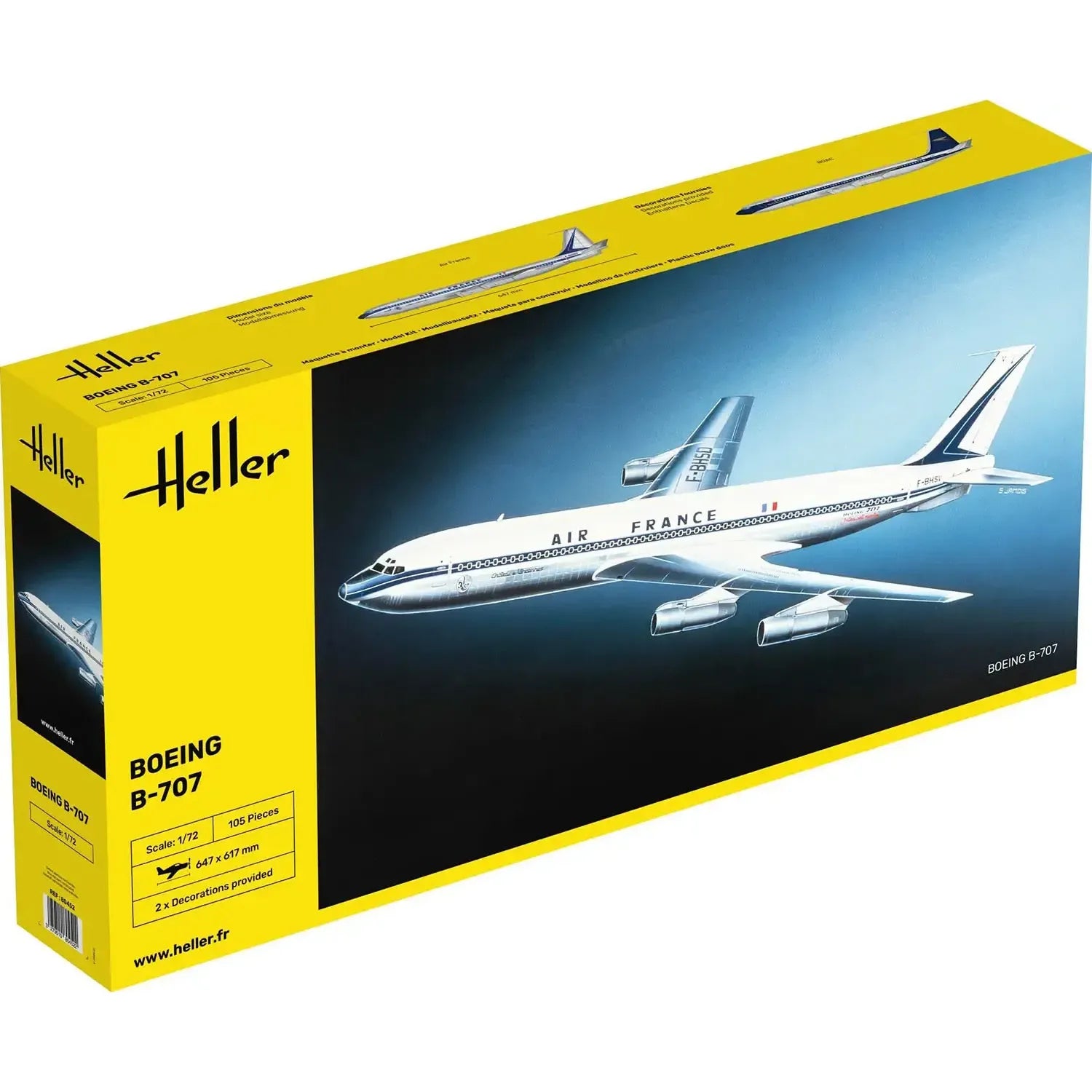 HELLER 1/72 Boeing B-707 Air France