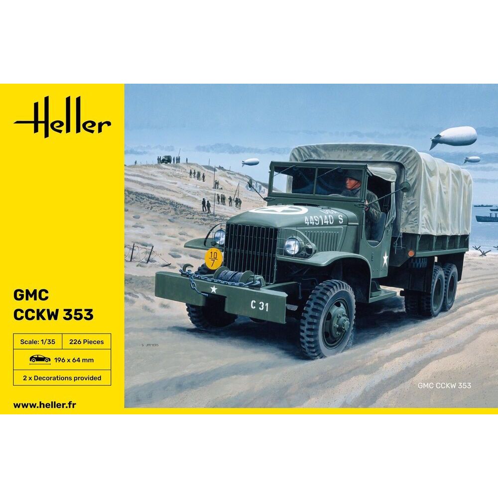 HELLER 1/35 GMC CCKW 353 US-Truck