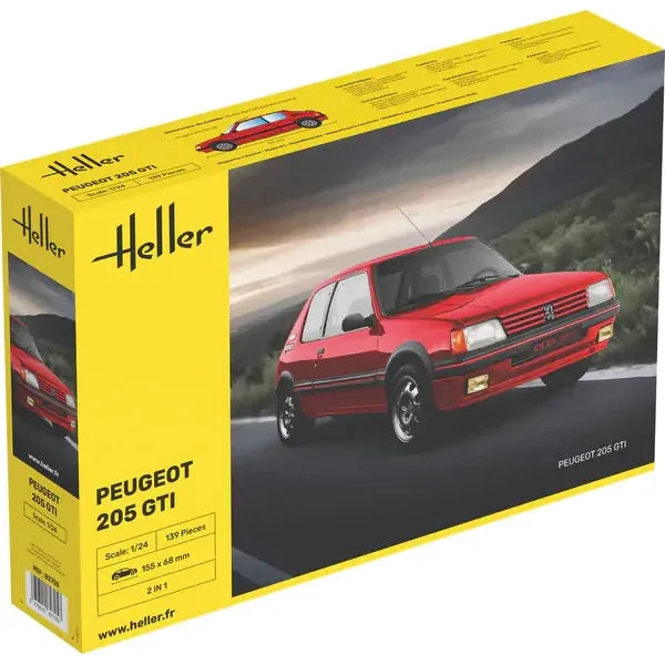 HELLER 1/24 Peugeot 205 GTI