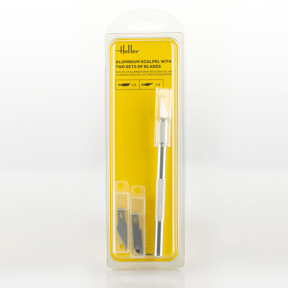 HELLER  Aluminium scalpel with fine-pointed blade 