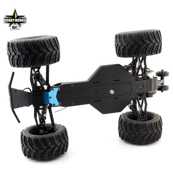 HOBBYWORKS Mud Digger V2 1/10 Brushed RC Monster Truck Green