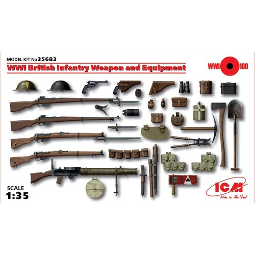 ICM 1/35 WWI British Infantry Weapon and Equipment