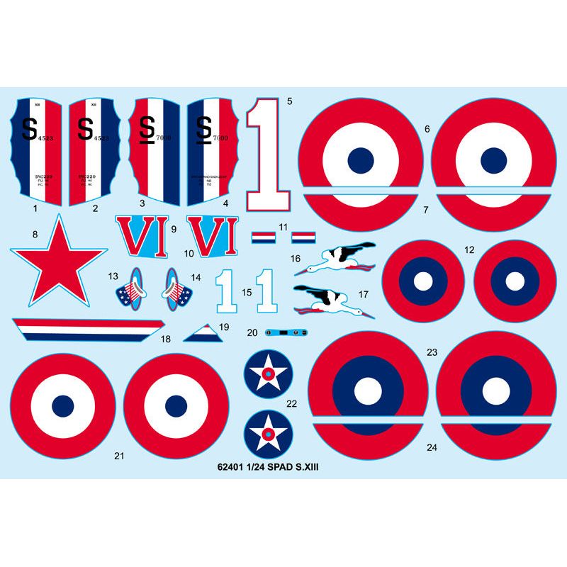 I Love Kit 1/24 SPAD S.XIII Plastic Model Kit [62401]