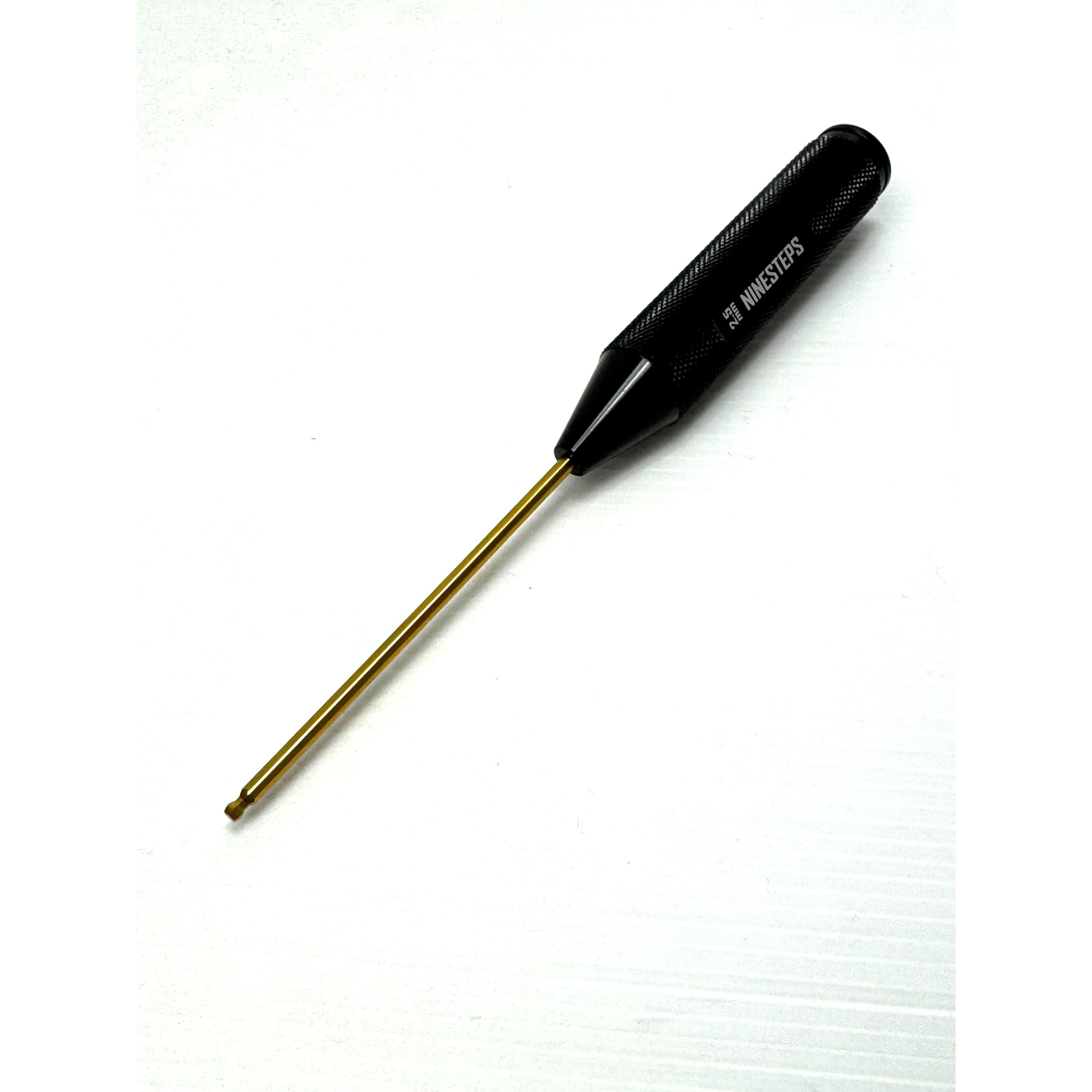 NineSteps 2.5mm x 120mm Allen Ball Head Driver (Tungsten Steel)