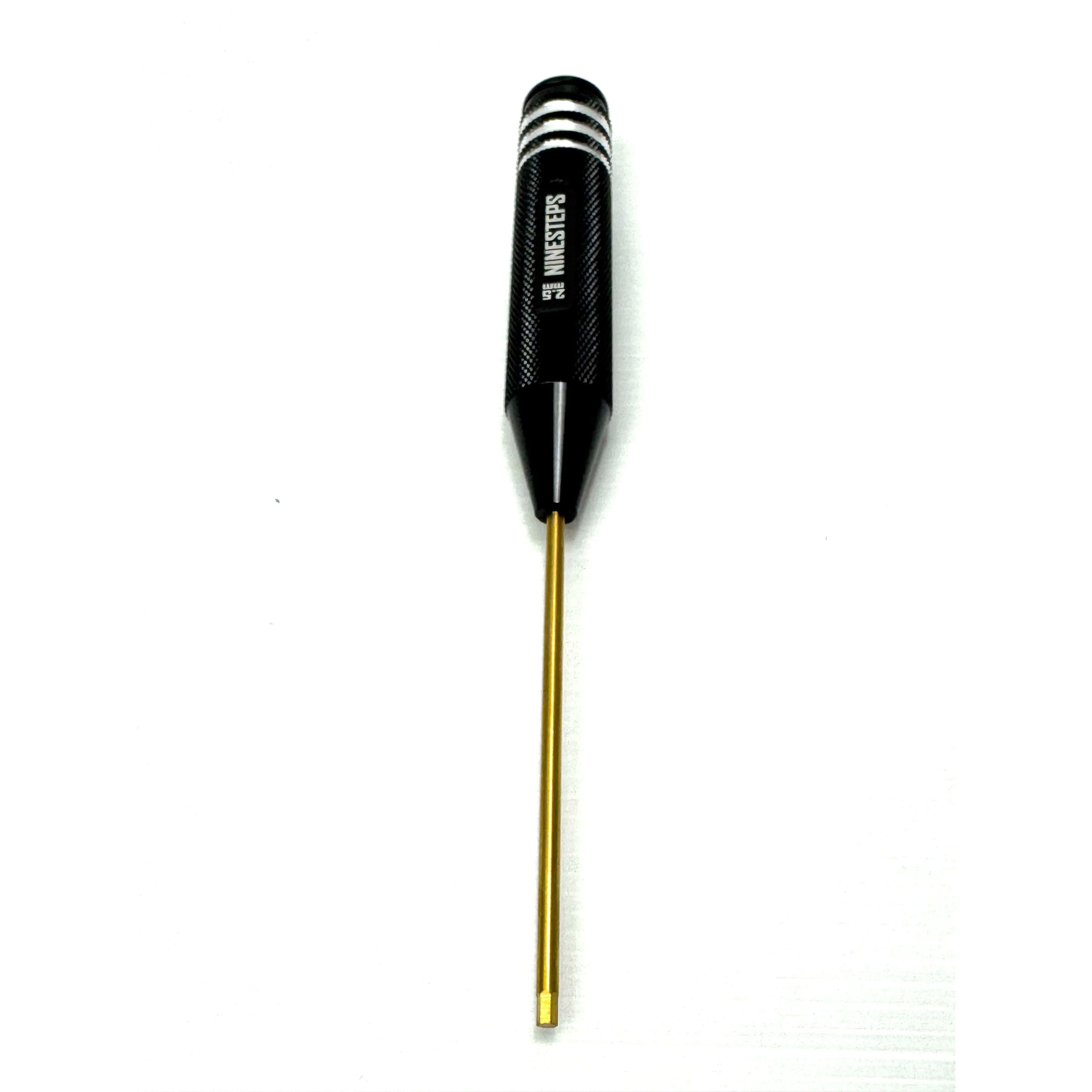 NINESTEPS 2.5mm x 120mm Allen Driver (Tungsten Steel).