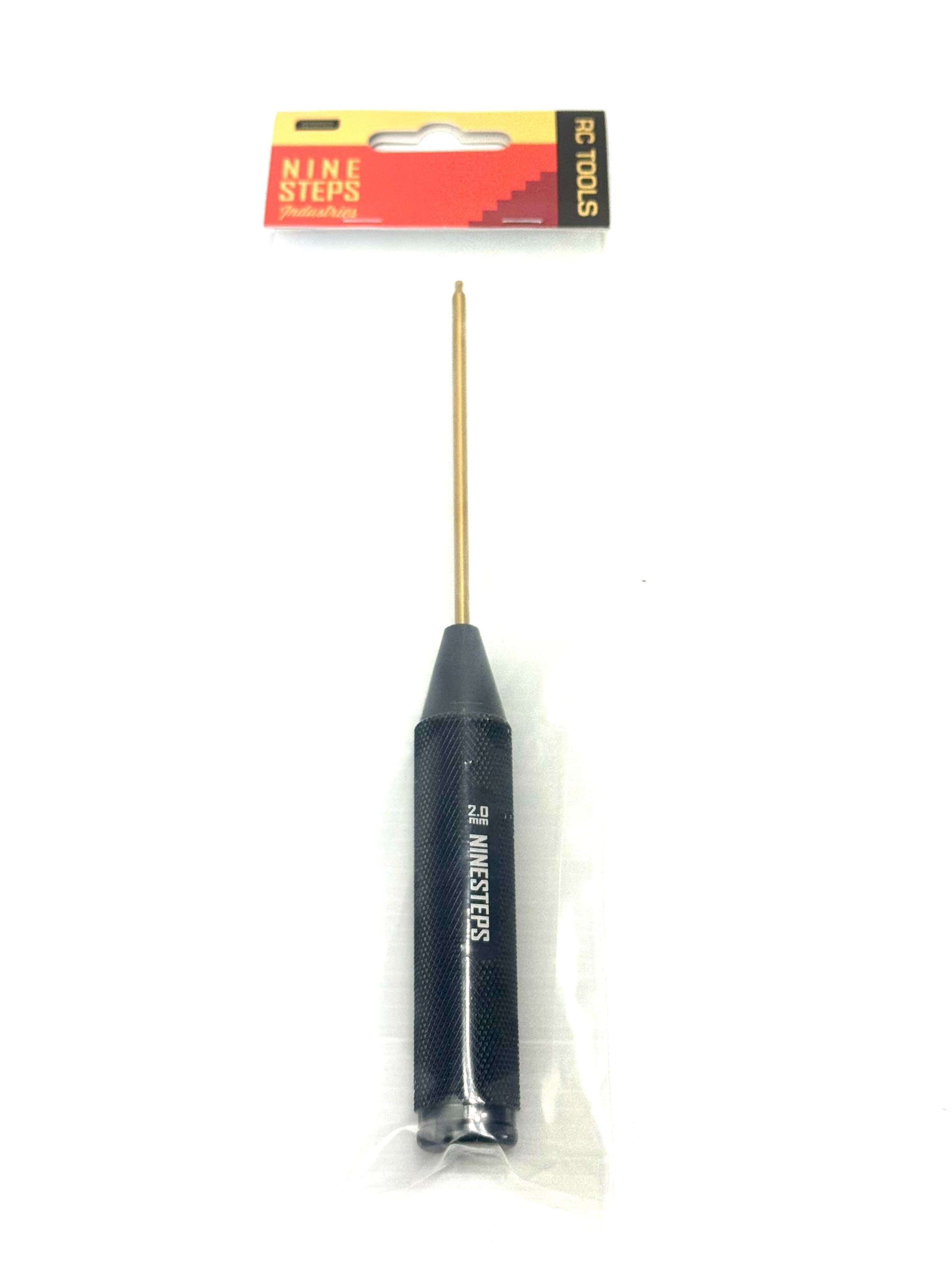 NineSteps 2.0mm x 120mm Allen Ball Head Driver (Tungsten Steel)