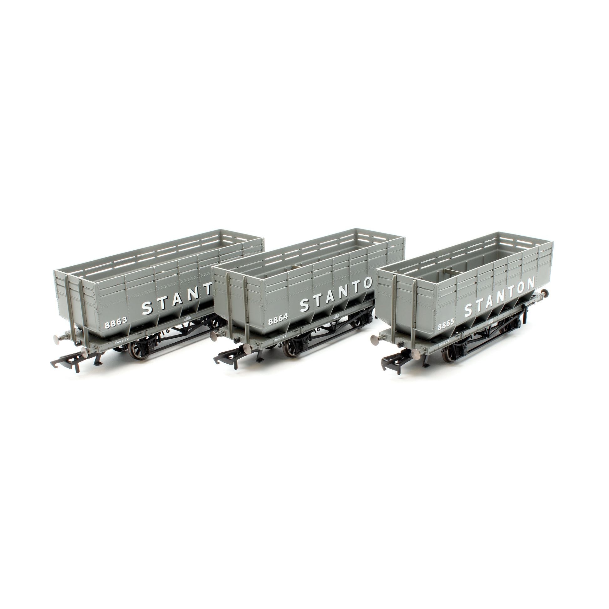 HORNBY OO STANTON COKE HOPPER WAGON TRIPLE PACK