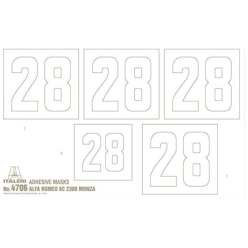 ITALERI 1/12 Alfa Romeo 8C 2300 Monza Tazio Nuvolari Driver