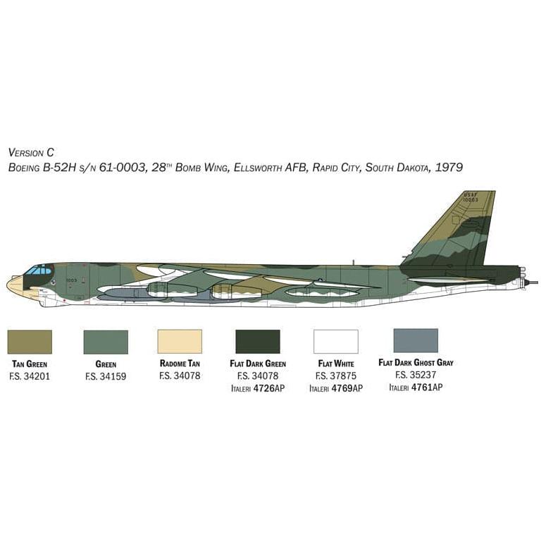 ITALERI 1/72 B-52H Stratofortress