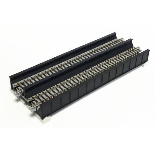KATO N Unitrack Double Plate Girder Bridge 186mm Black