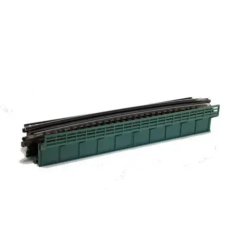 KATO N Unitrack Deck Girder Curved Bridge 448mm 15Deg Green