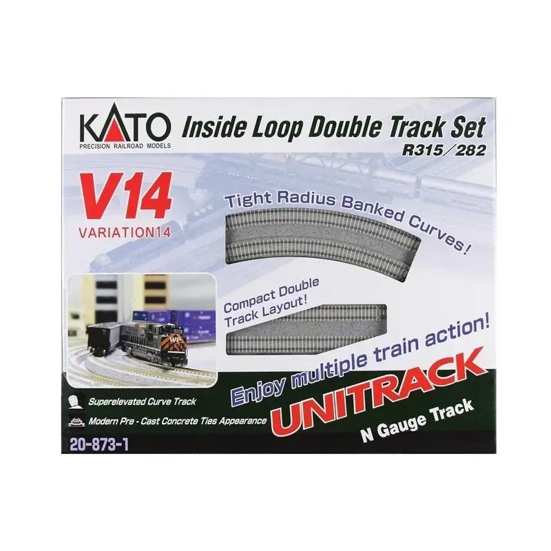 KATO N Unitrack Inside Loop Double Track Set V14 Track Se