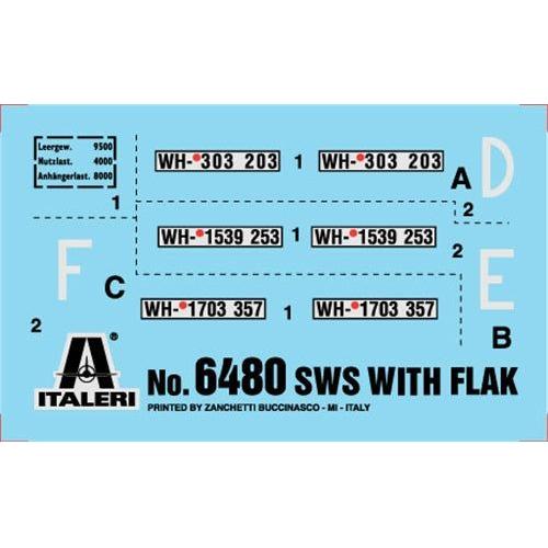 ITALERI 1/35 SWS With Flak 43